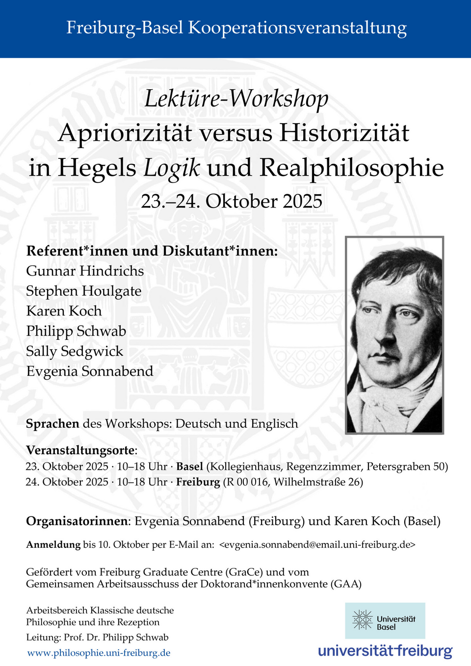 Apriorizität versus Historizität